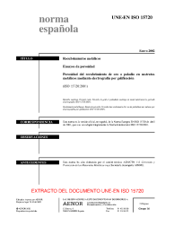 UNE-EN ISO 15720:2002