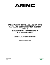 ARINC Characteristic 791P3:2025