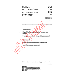 IEC 60926:1990/AMD1:1992