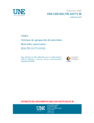 UNE-CEN ISO/TR 20173:2020 IN