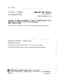 NBN EN ISO 10545-4:1997