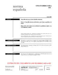 UNE-EN 60684-3-420 A 422:2003