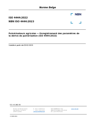 NBN ISO 4444:2023