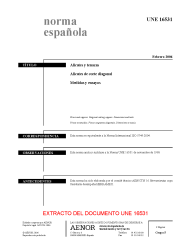 UNE 16531:2006 (R2021)