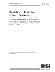 BS EN ISO 105-J05:2007