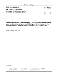 NBN EN ISO 11136:2017