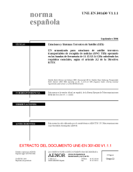 UNE-EN 301430 V1.1.1:2006