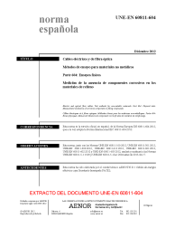 UNE-EN 60811-604:2012