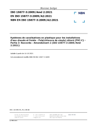 NBN EN ISO 15877-3:2009/A2:2021