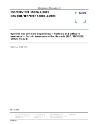 NBN ISO/IEC/IEEE 15026-4:2021