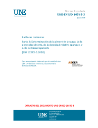 UNE-EN ISO 10545-3:2018