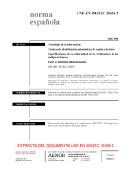 UNE-EN ISO/IEC 15426-2:2006