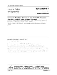 NBN EN 1993-1-11:2007