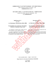 IEC 60103:1959/AMD1:1960