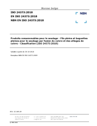 NBN EN ISO 24373:2018
