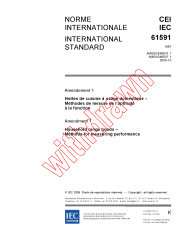 IEC 61591:1997/AMD1:2005