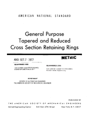 ASME B27.7-1977 (R2005)