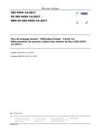 NBN EN ISO 9455-14:2017