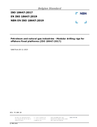 NBN EN ISO 18647:2019