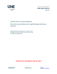 UNE-ISO 30414:2024