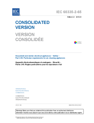 IEC 60335-2-65:2002+AMD1:2008+AMD2:2015 Consolidated