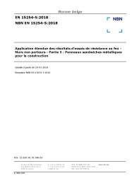 NBN EN 15254-5:2018