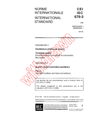 IEC 60679-3:1989/AMD1:1994