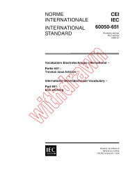 IEC 60050-651:1999