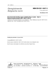 NBN EN ISO 15027-3:2013