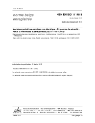 NBN EN ISO 11148-3:2013