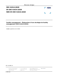 NBN EN ISO 41014:2020