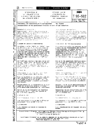 NBN T 95-502:1984