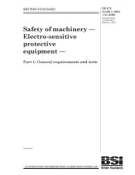 BS EN 61496-1:2004+A1:2008