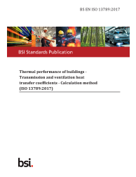 BS EN ISO 13789:2017