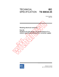 IEC TS 60034-25:2007
