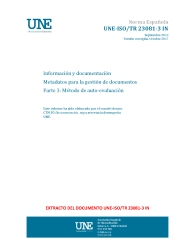 UNE-ISO/TR 23081-3:2012 IN