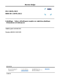 NBN EN 13045:2022