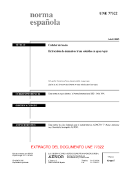 UNE 77322:2003 (R2021)