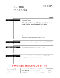 UNE-EN 12710:2006 (R2012)