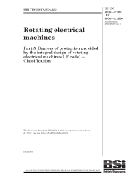 BS EN 60034-5:2001