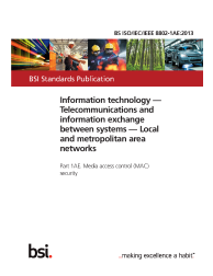 BS ISO/IEC/IEEE 8802-1AE:2013