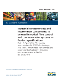 BS EN 50516-1-1:2011