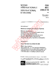 IEC 60249-2-19:1992/AMD1:1993