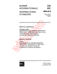 IEC 60404-8-5:1989