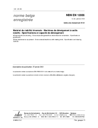 NBN EN 15906:2012