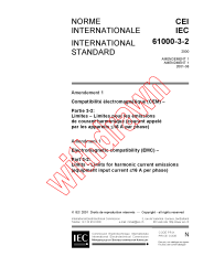 IEC 61000-3-2:2000/AMD1:2001