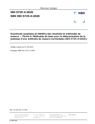 NBN ISO 5725-4:2020