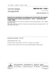 NBN EN ISO 11296-1:2011