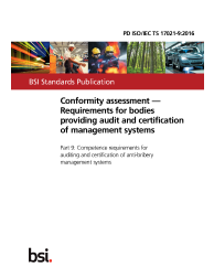 PD ISO/IEC TS 17021-9:2016
