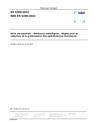 NBN EN 4260:2022